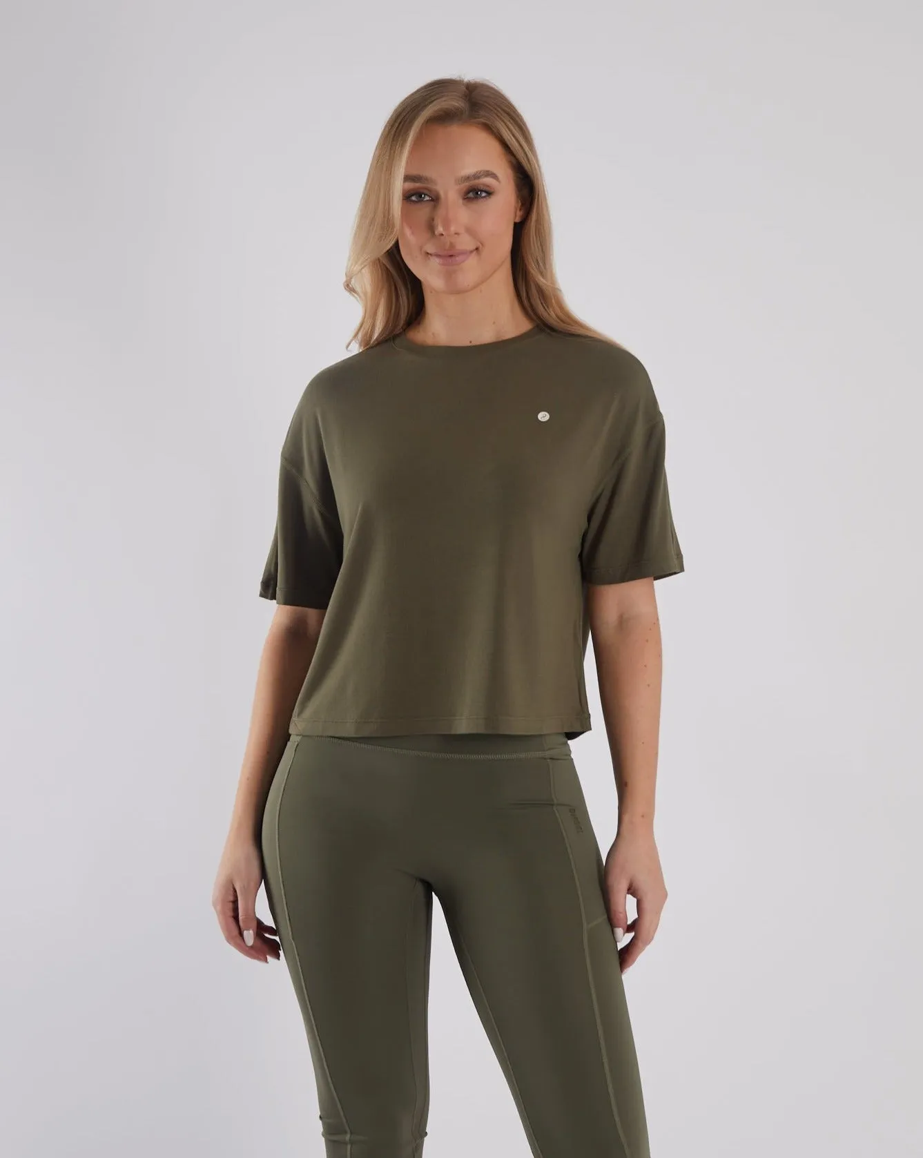 Flexible Waist Evie Tee Seaweed
