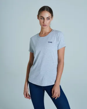 Non Iron Fabric Cloda Basic Tee Pebble