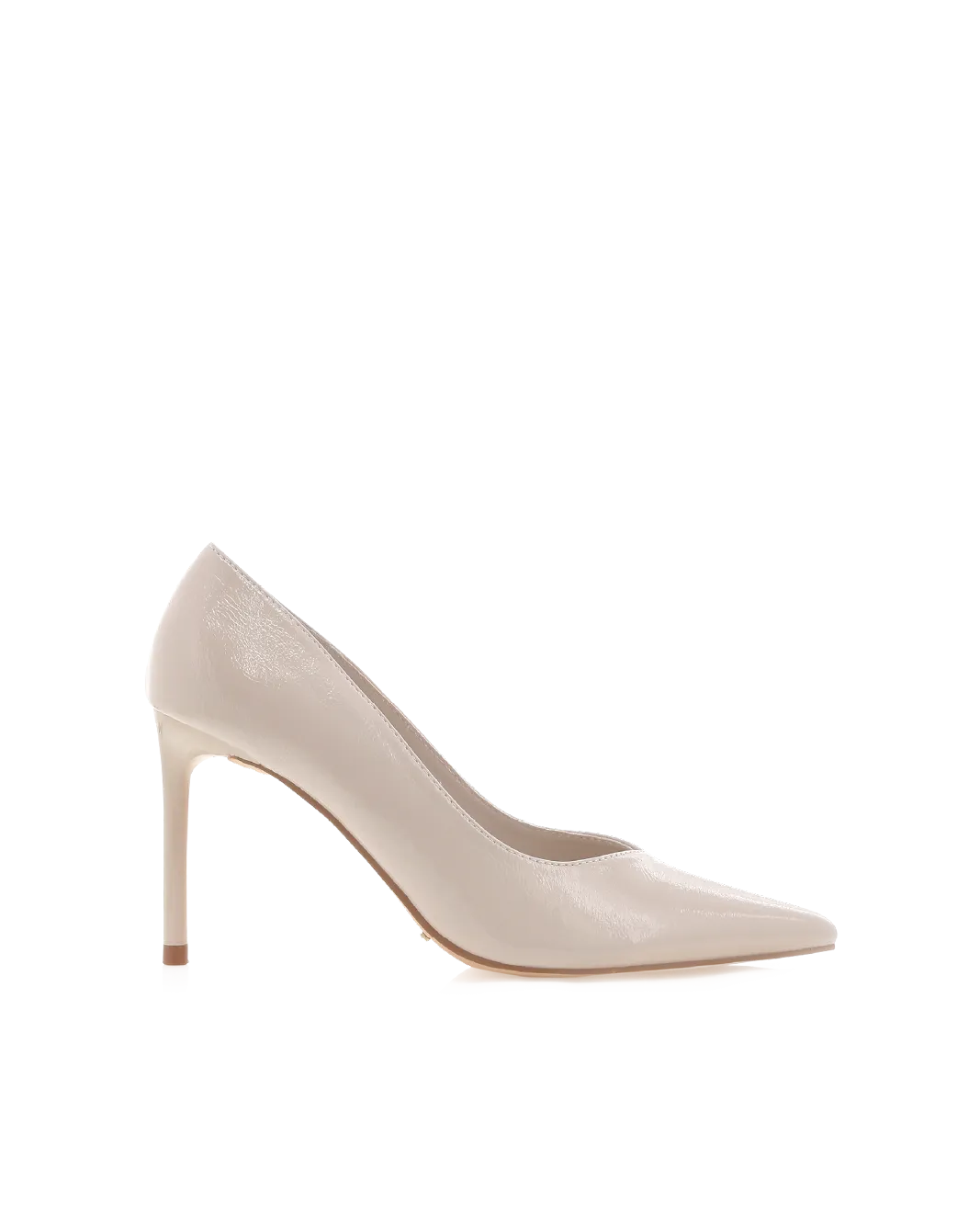 FABIOLA - CHALK CRINKLE PATENT Casual Pumps Ergonomic Design