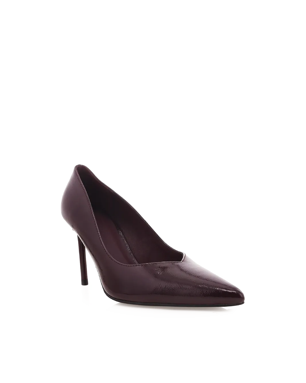 Leather Formal Footwear FABIOLA - MULBERRY CRINKLE PATENT