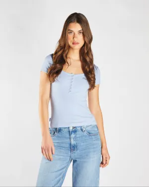 Ethically Sourced Materials Fable Tee Pale Periwinkle