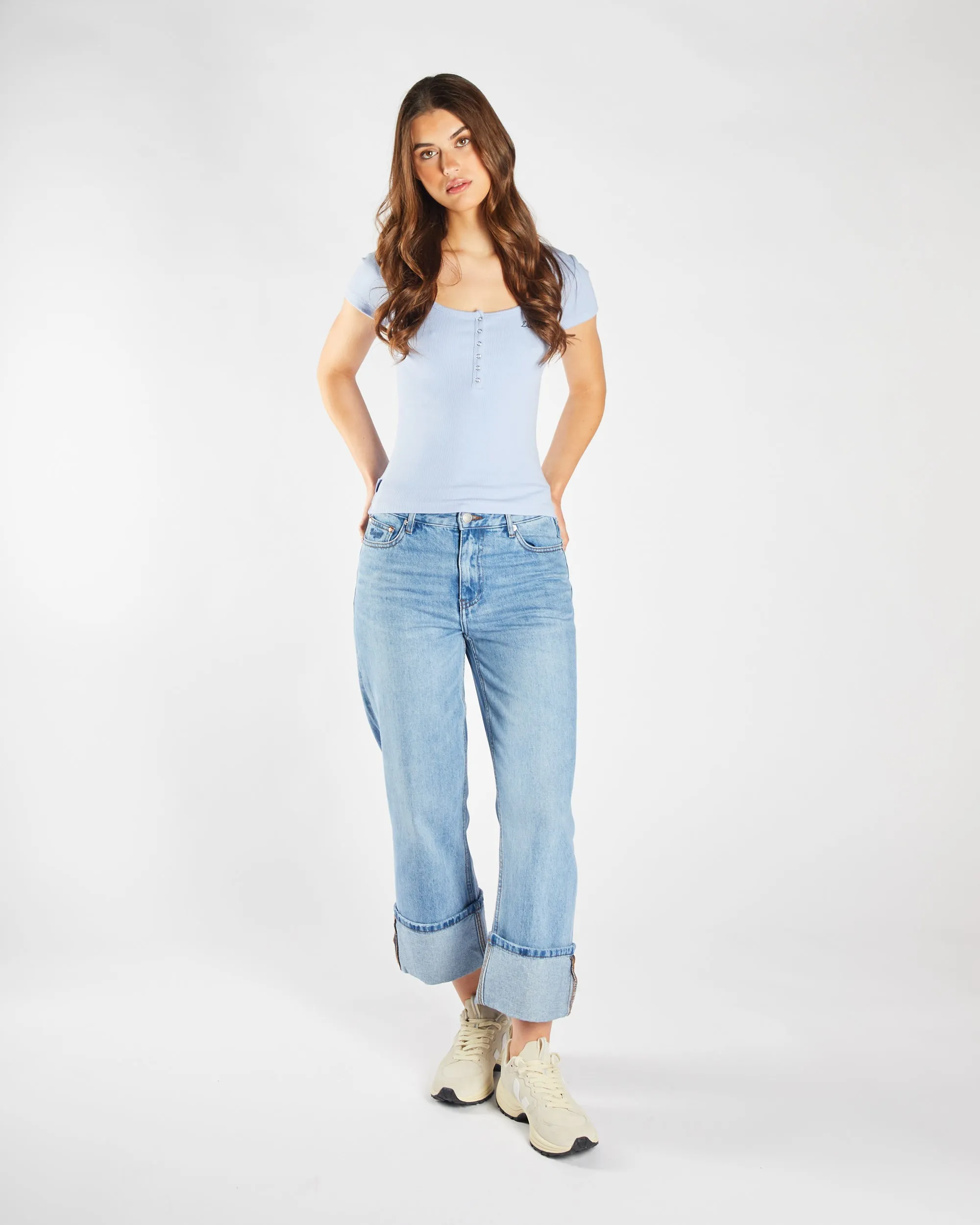 Good stretch Fable Tee Pale Periwinkle