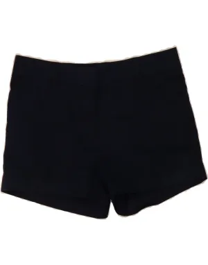 J. CREW Womens Chino Shorts US 4 Small W30  Navy Blue Cotton Structured Collar Durable Button Closures