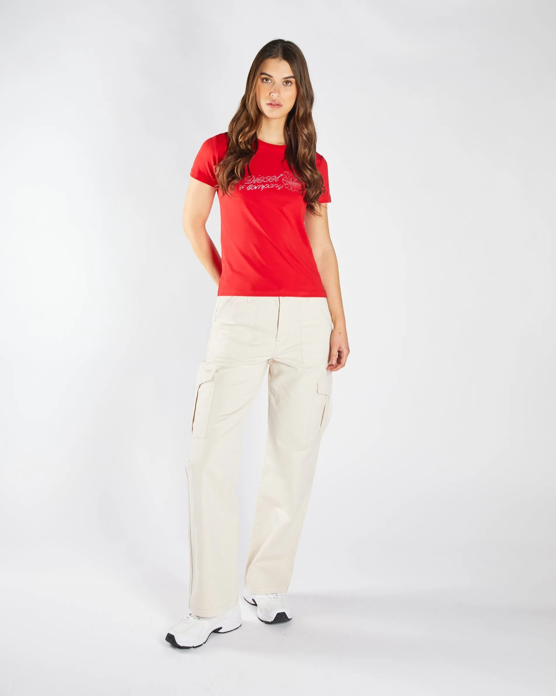 Durable Knitwear Fadia Tee Salsa