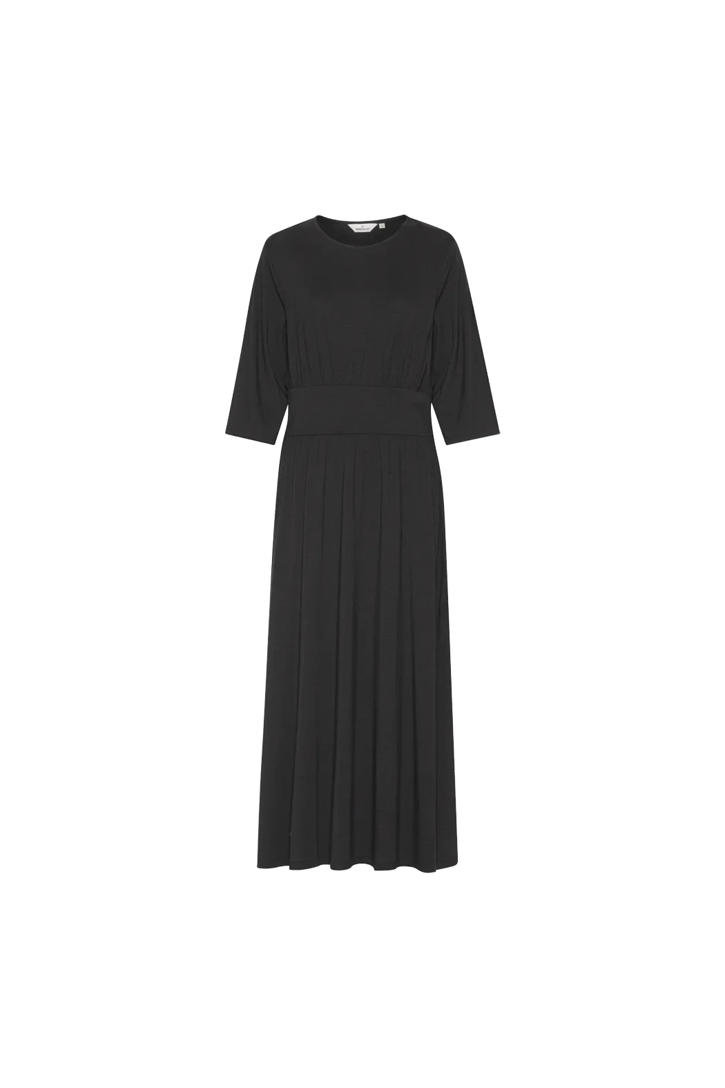 Jo Long Dress - Black Comfortable Waistband