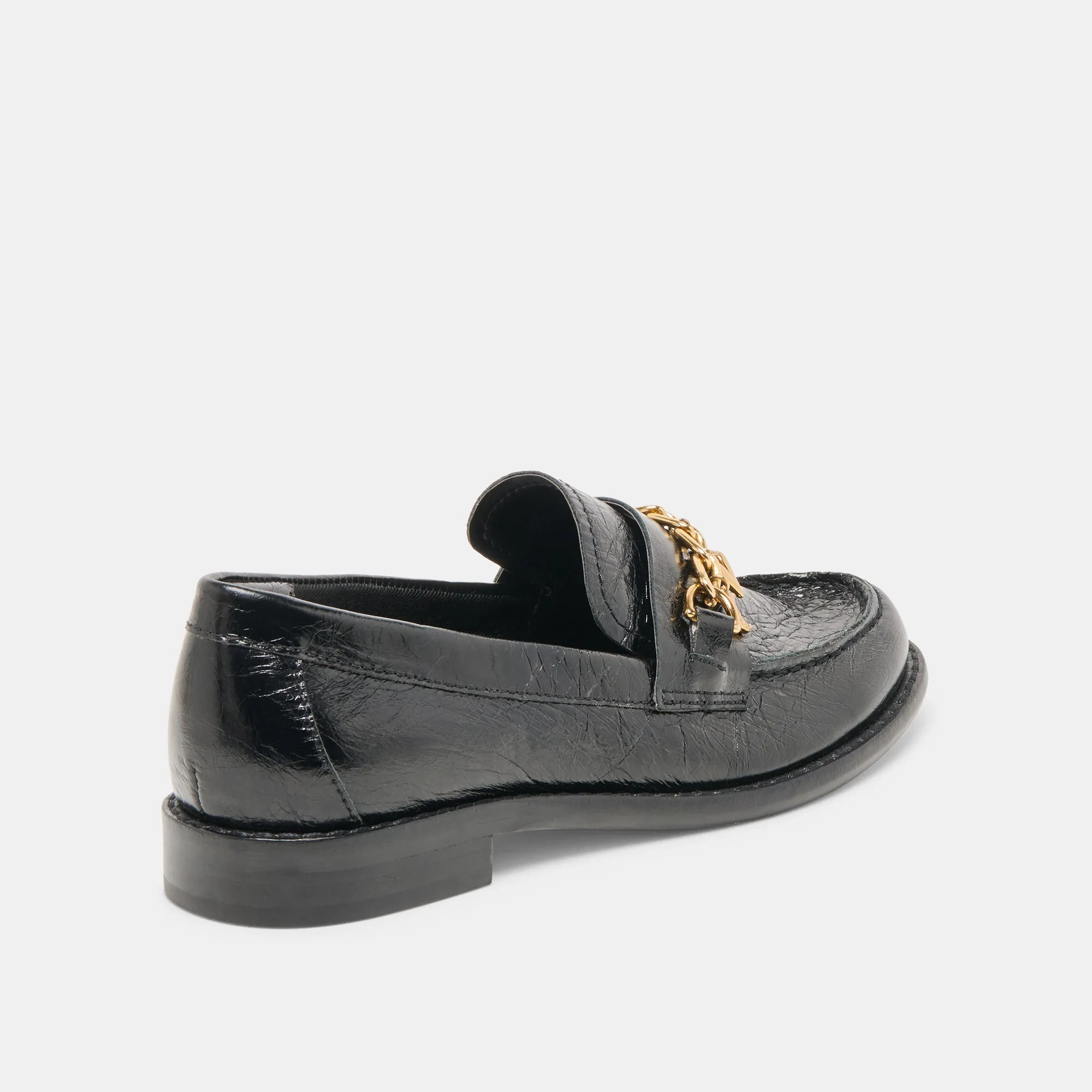 WAYLEN LOAFERS MIDNIGHT CRINKLE PATENT Retro Vibe