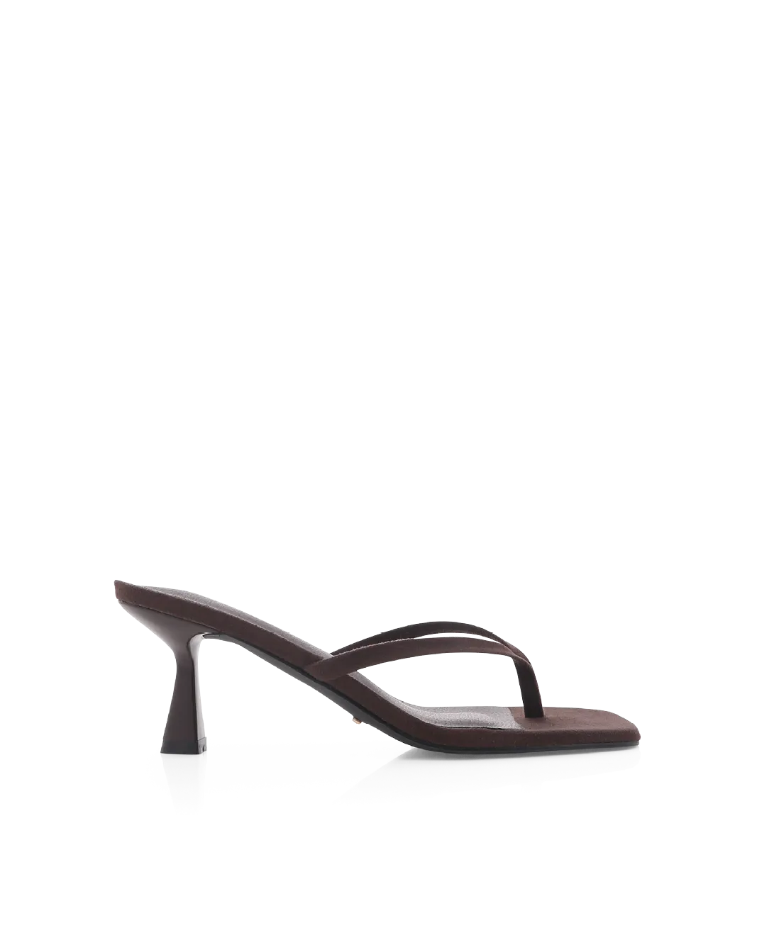 Heels for Spring Formal Sandals XAMI - DARK CACAO SUEDE