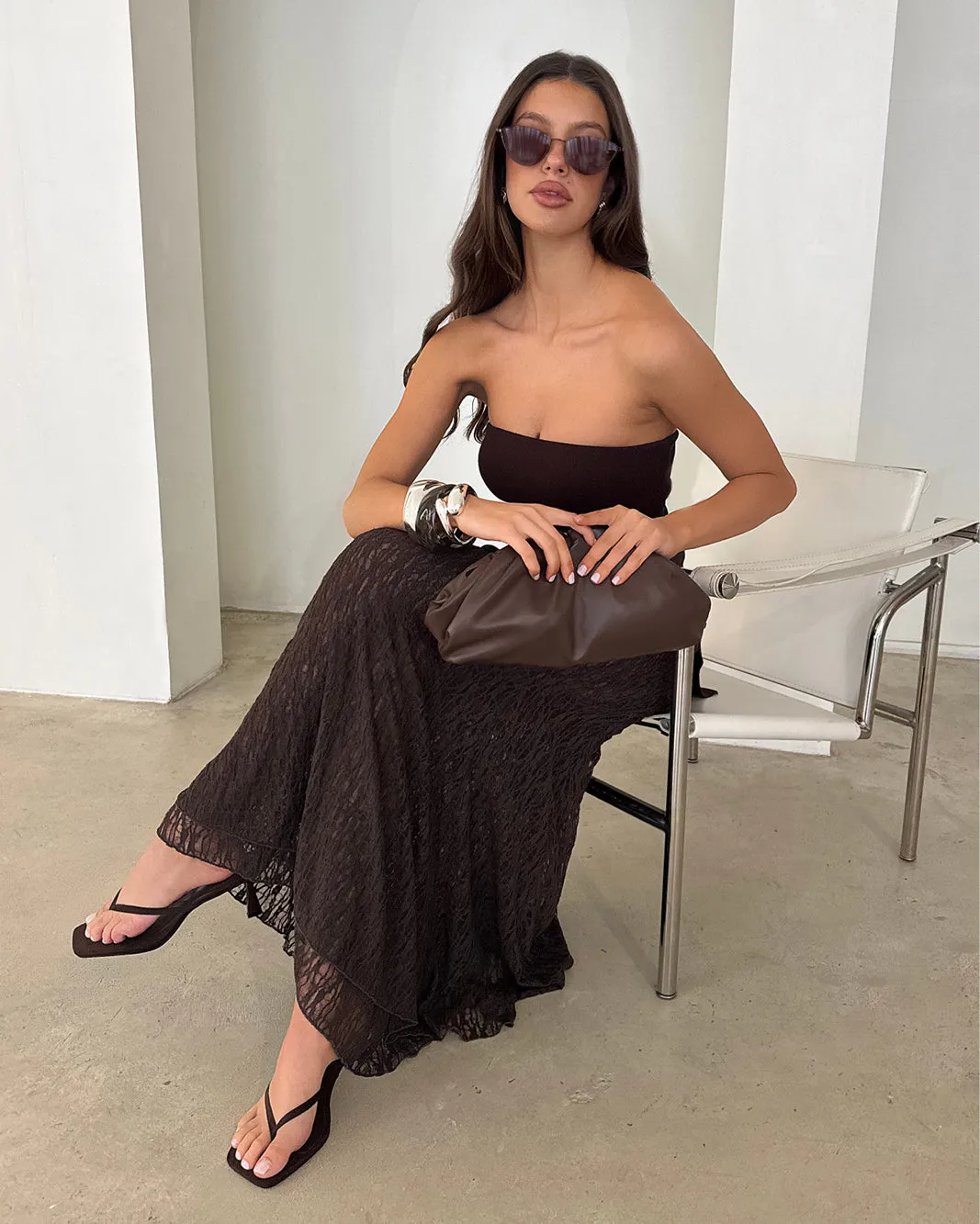 Fashion Booties XAMI - DARK CACAO SUEDE