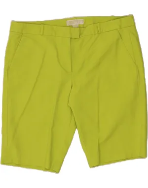 Edgy style Mountain Escape MICHAEL KORS Womens Chino Shorts US 12 Large W32  Green Cotton