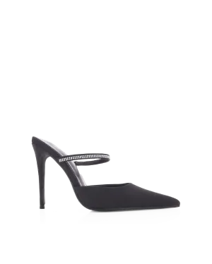 Chic Sandals GIANELLA - BLACK SATIN