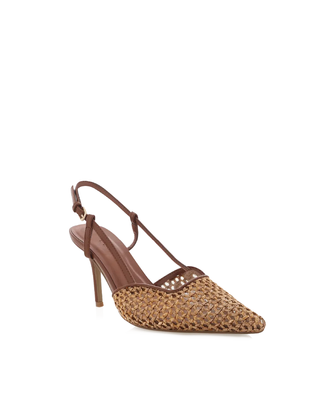 KAMERON - DARK TAN-NATURAL RAFFIA High Density