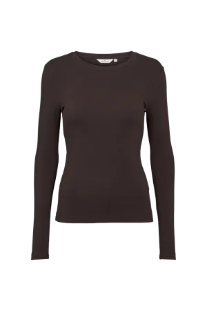 Ludmilla LS Tee - Chocolate torte Premium Cotton Blend