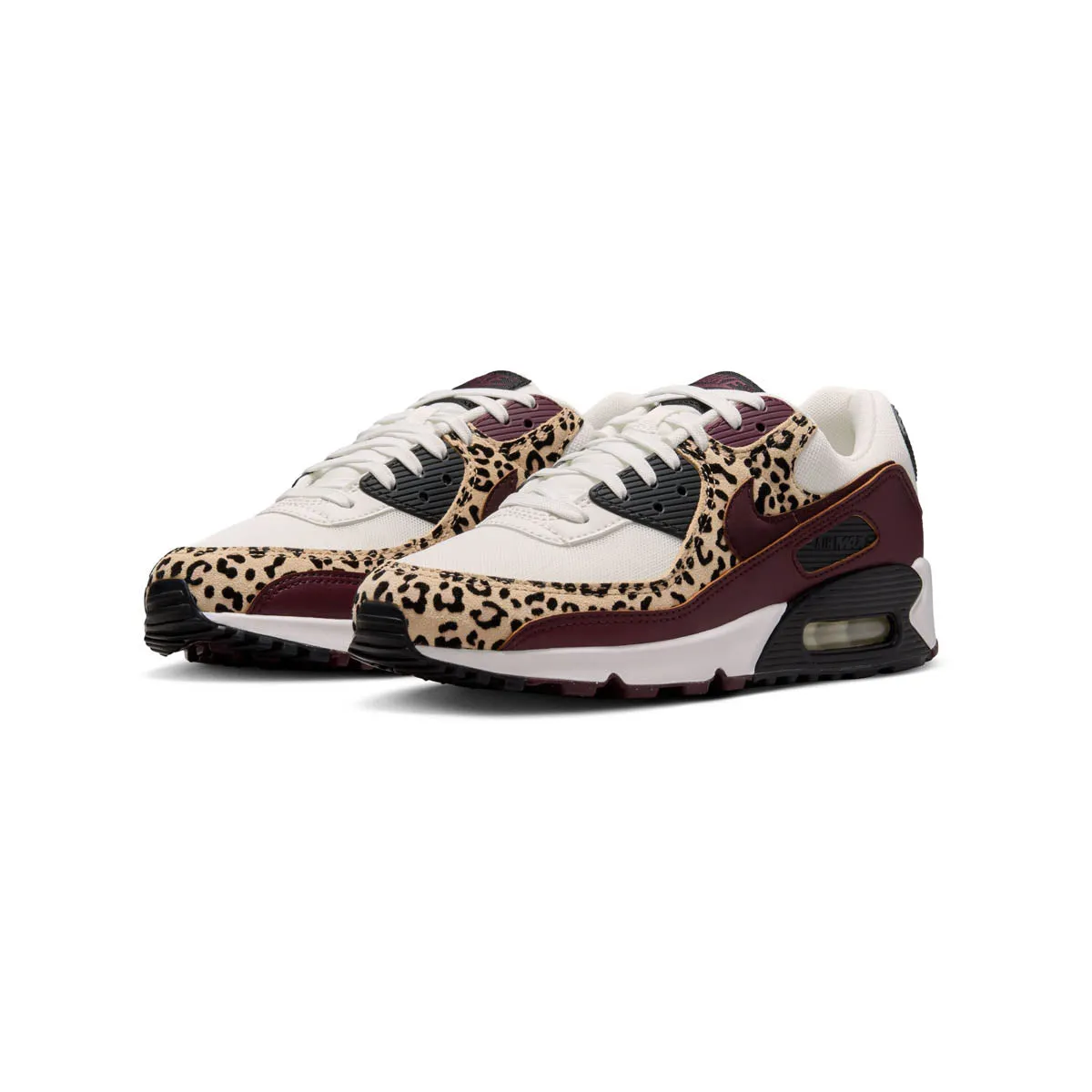Nike Air Max 90 'Leopard Burgundy' Women's Shoes glossy - finish - design shoes