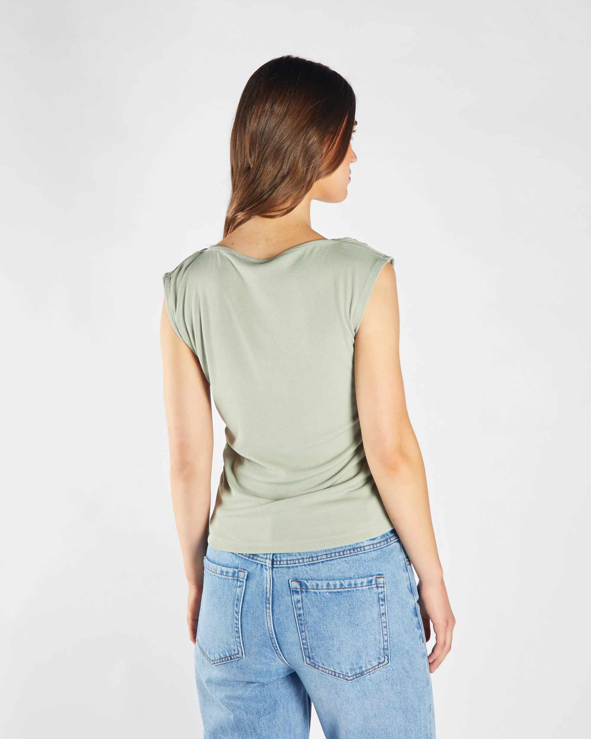 Felise Top Iceberg Green Chilly Comfort