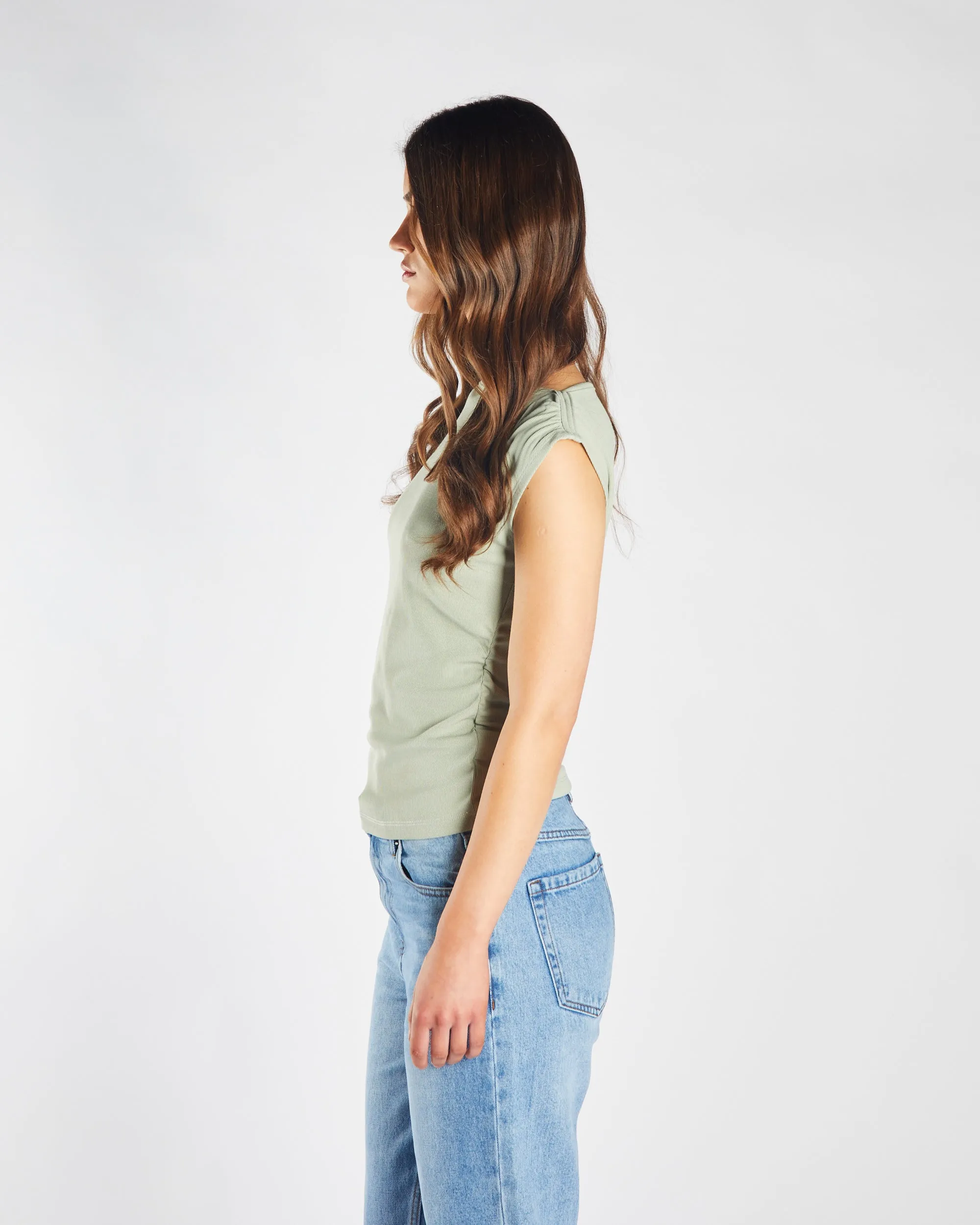 Felise Top Iceberg Green Soft Lining