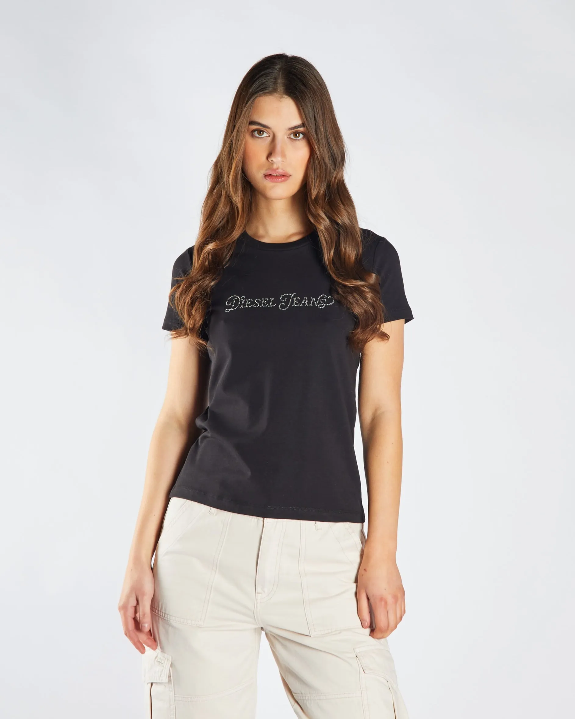 Fawn Tee Black Cotton Blend