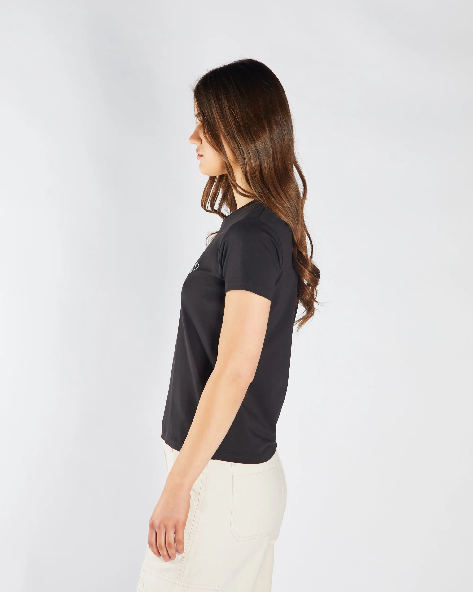 Fawn Tee Black Versatile Wardrobe Piece Daily Trend