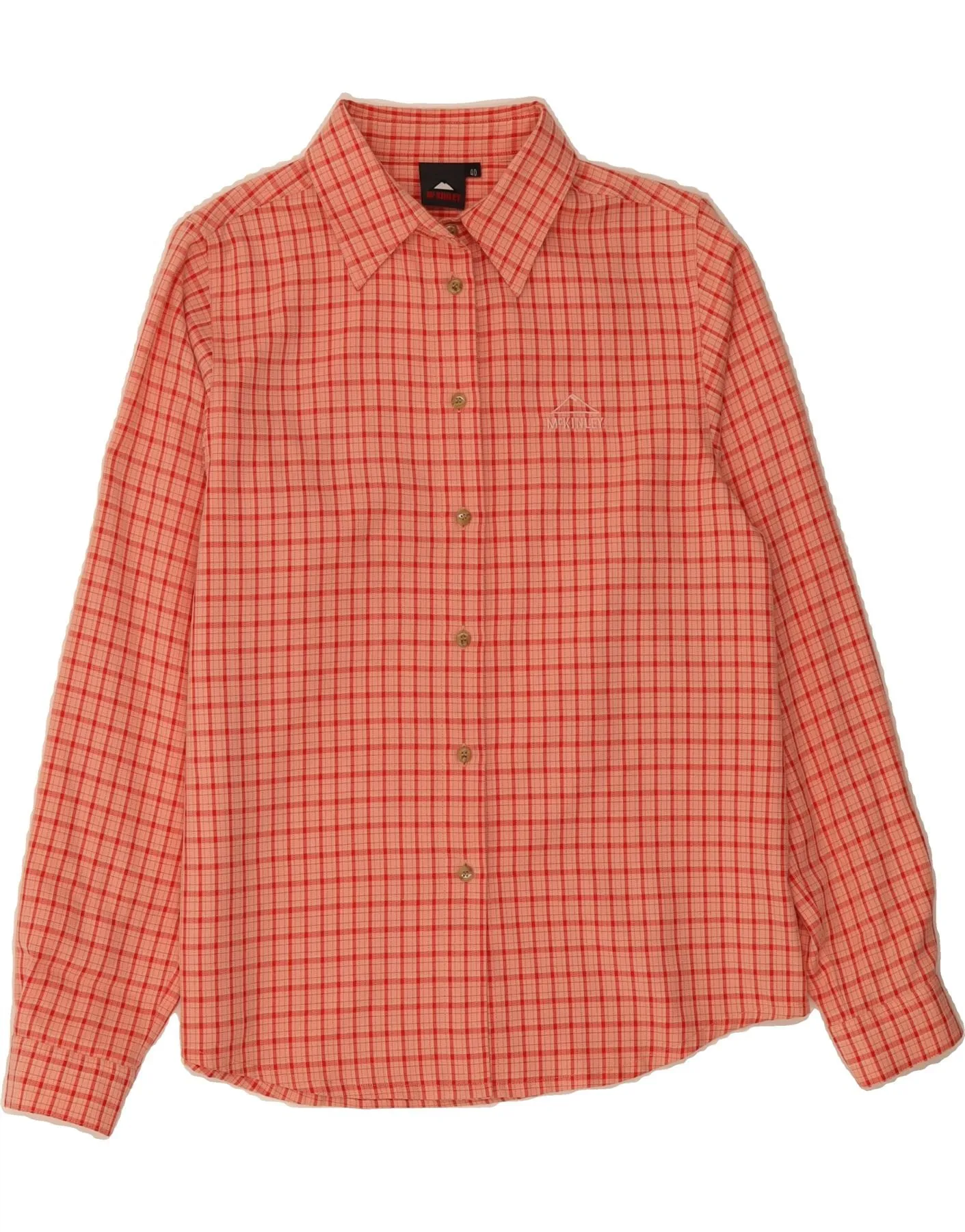 Compact Fold Design MCKINLEY Womens Shirt EU 40 Medium Red Check