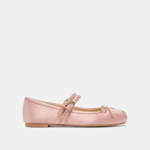 Bride Side Home Style GIBSEN BALLET FLATS BLUSH SATIN