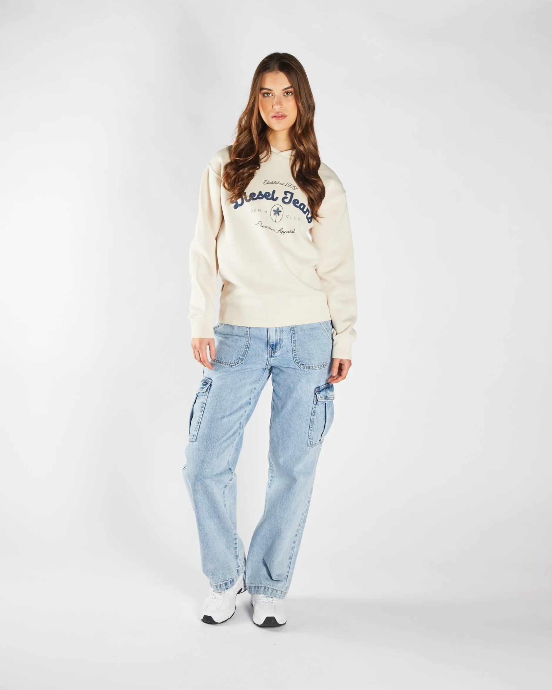 Ferna Hood Stone White Versatile Top Drawstring