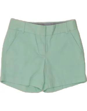 Mature Elegance Night Out J. CREW Womens Chino Shorts US 0 XS W30  Turquoise Cotton