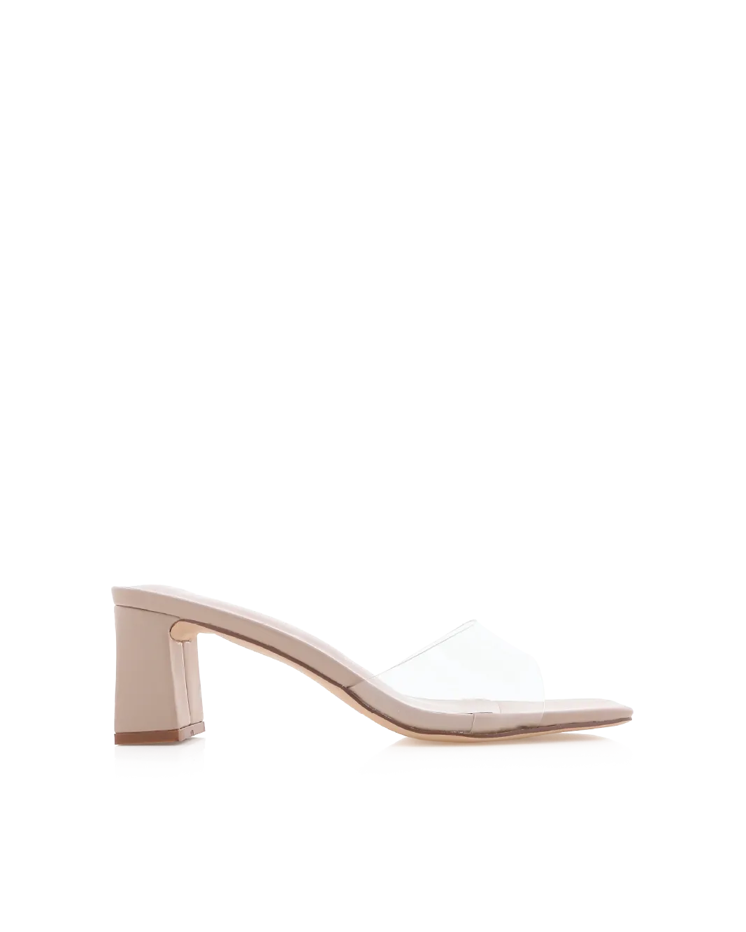 Luxury Office Shoes FINBAR - CLEAR-NUDE