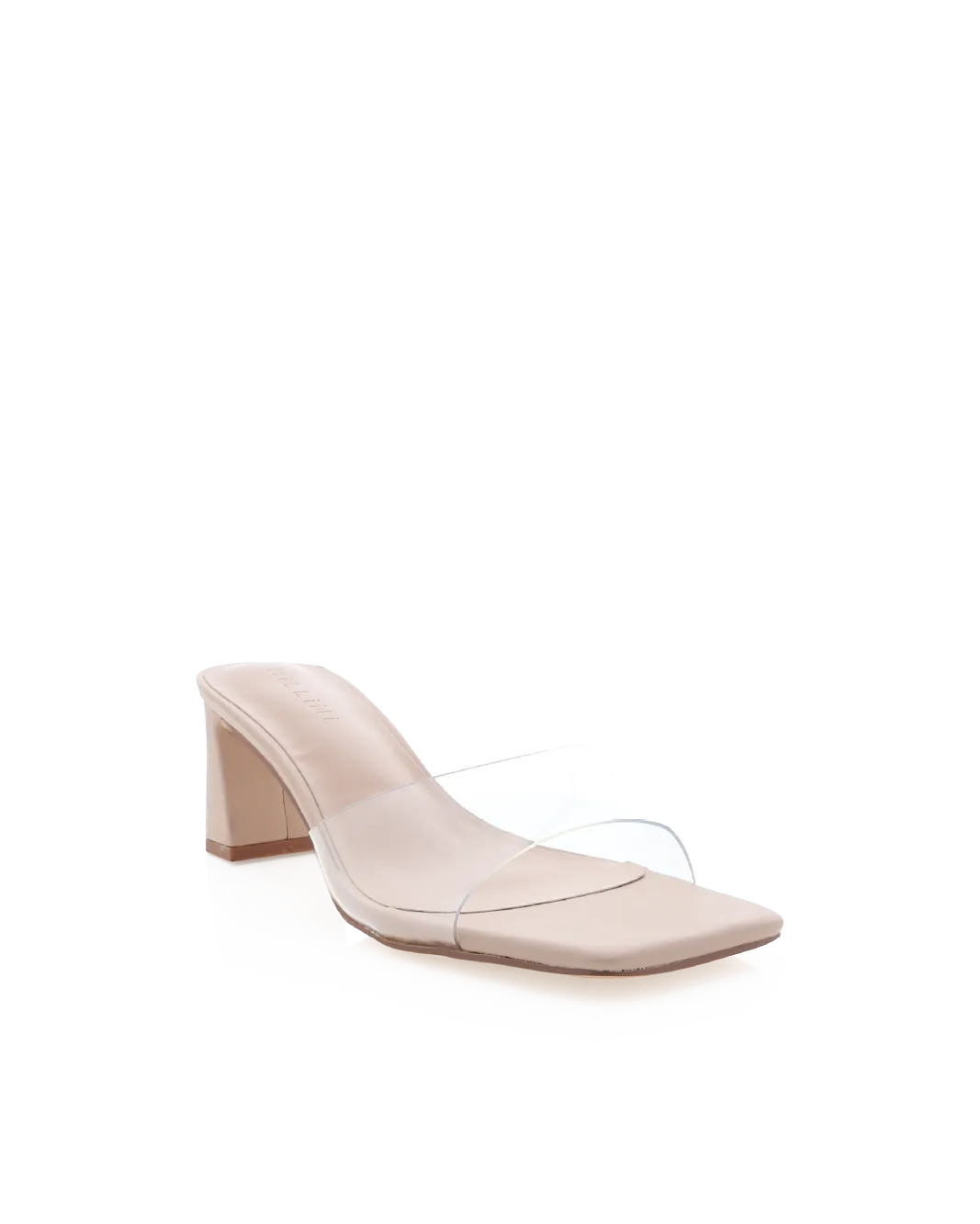 FINBAR - CLEAR-NUDE Ultra Soft Open Heel Shoes