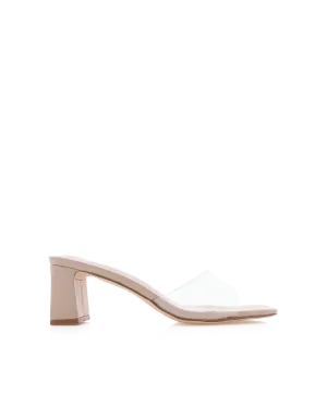Luxury Office Shoes FINBAR - CLEAR-NUDE