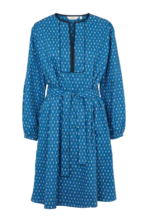 Jewel-Tone Airy Movement Spina Dress - classic blue/lavender/airy blue/sky/birch/moon