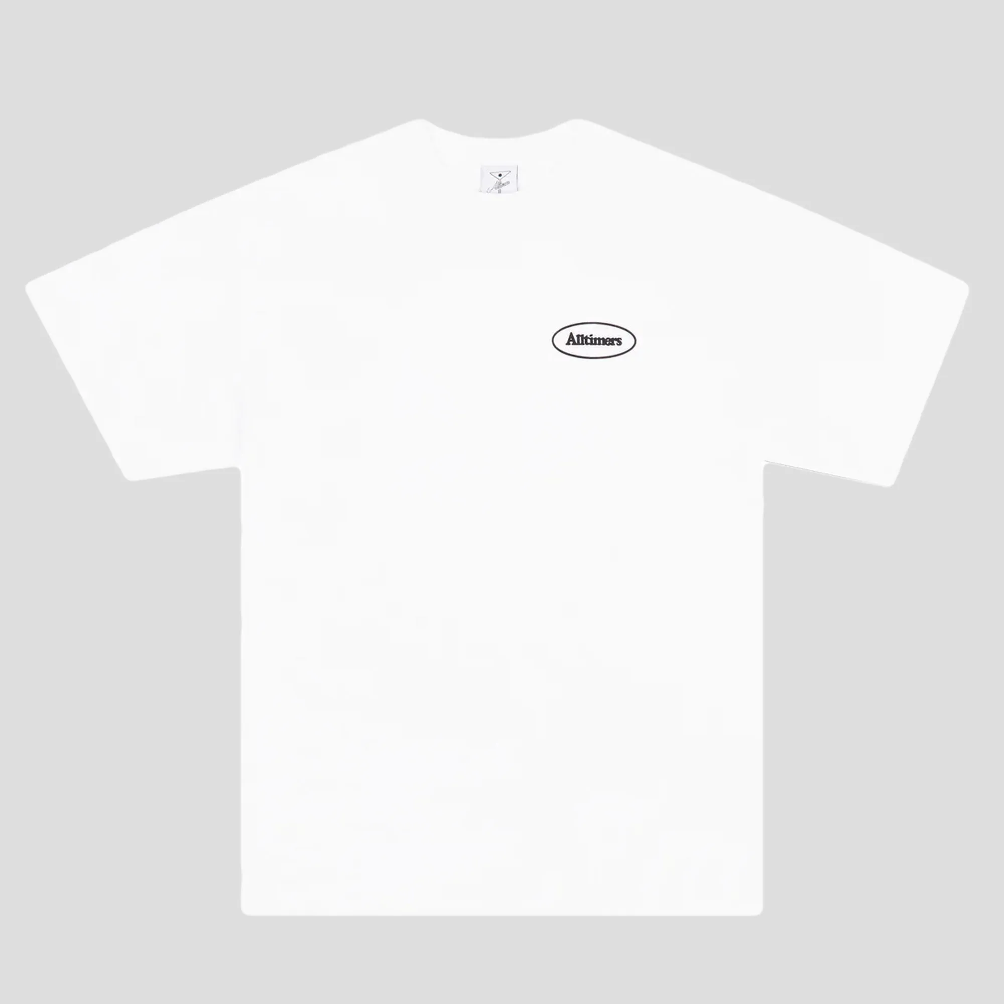 Casual Vibe Sustainable Packaging ALLTIMERS "BROADWAY" TEE WHITE