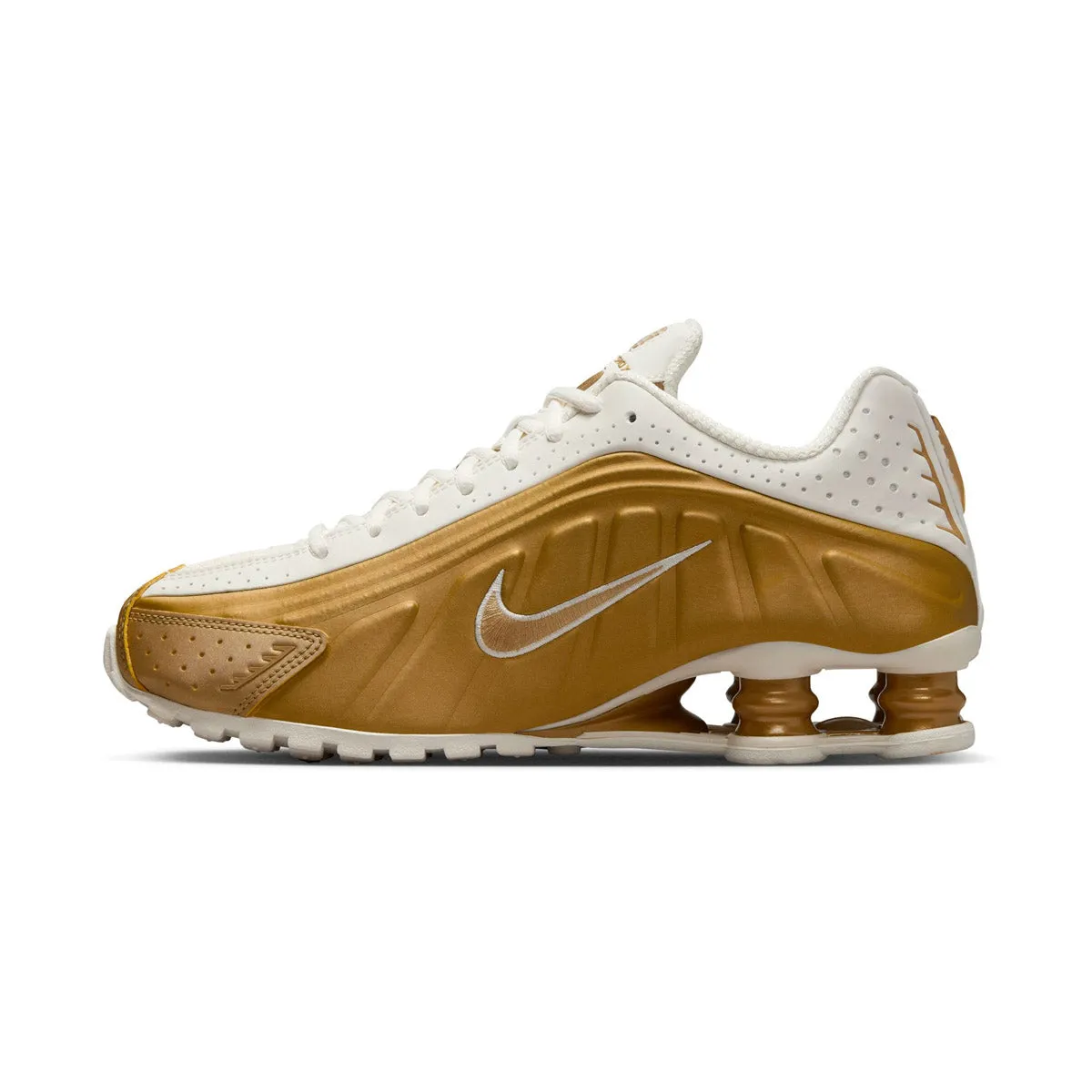 Nike Shox R4 'Metallic Gold' Women's Shoes Comfortable Design chunky - design shoes