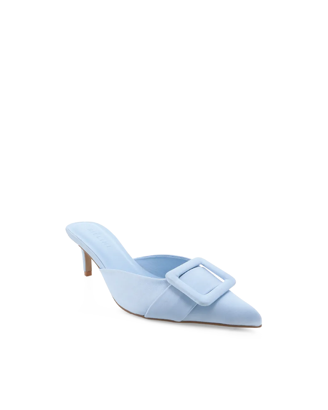 Affordable Ultra High Heels YORKIE - POWDER BLUE SATIN