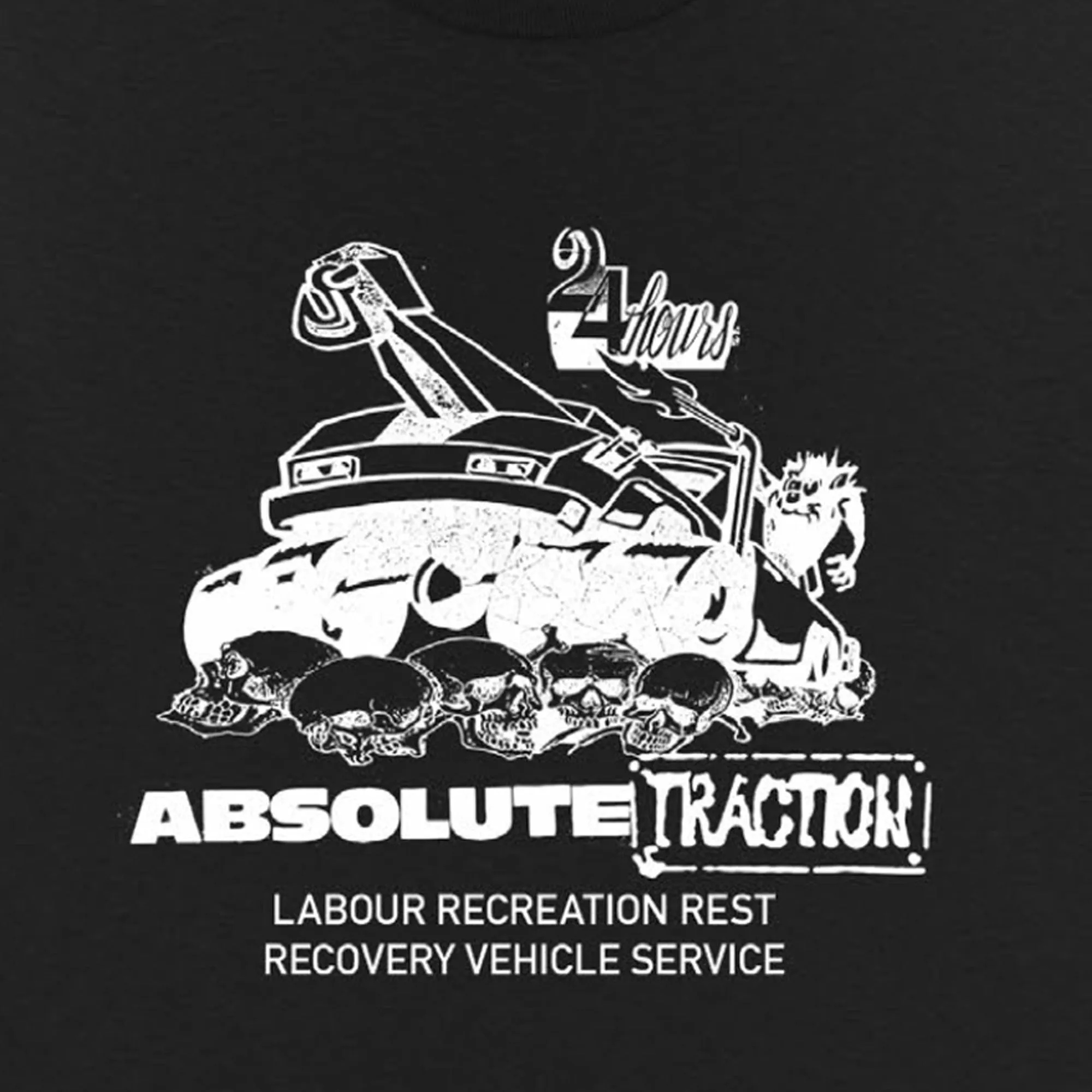 Labour Rest Recreation Absolute Traction T-Shirt - Black Sporty Vibe
