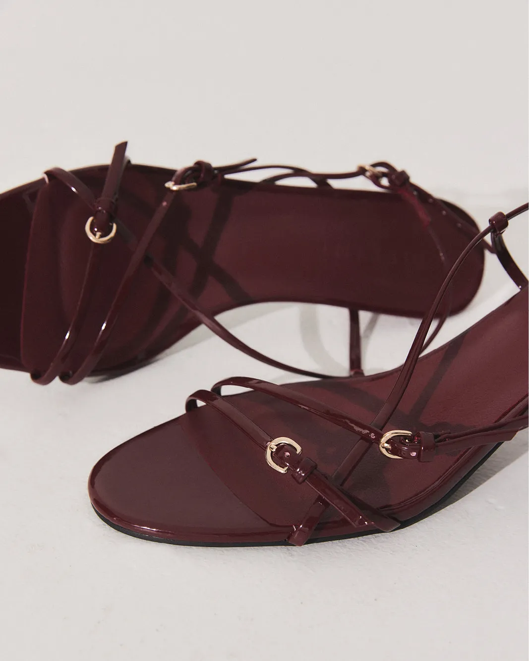 Slip On FLOSSIE - CHERRY RED PATENT
