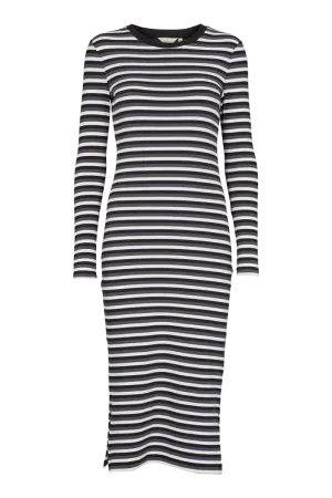 Ludmilla Long Dress - whisper white/dark grey mel./black All Purpose Formal Look