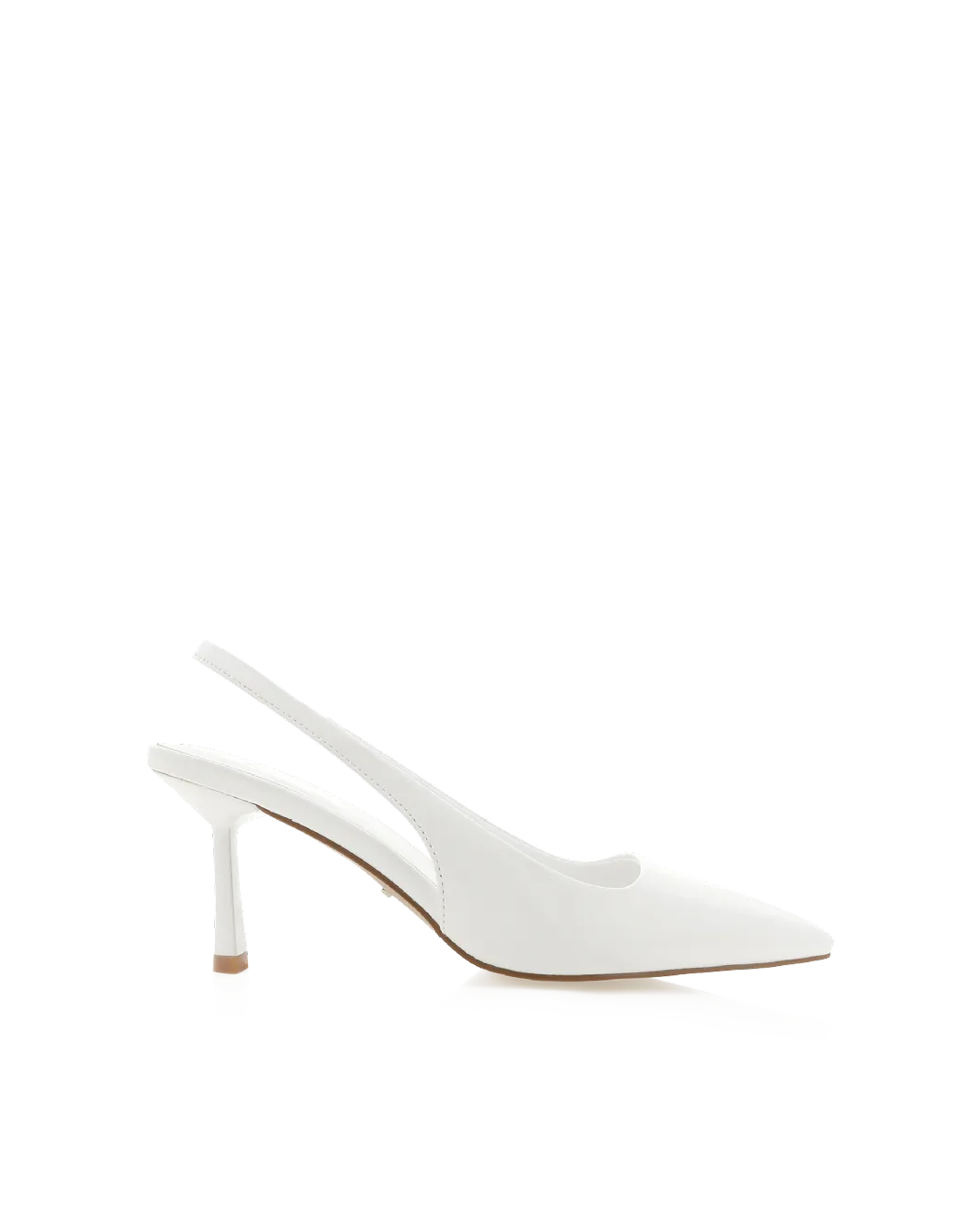 IDANA - WHITE Clear Heels