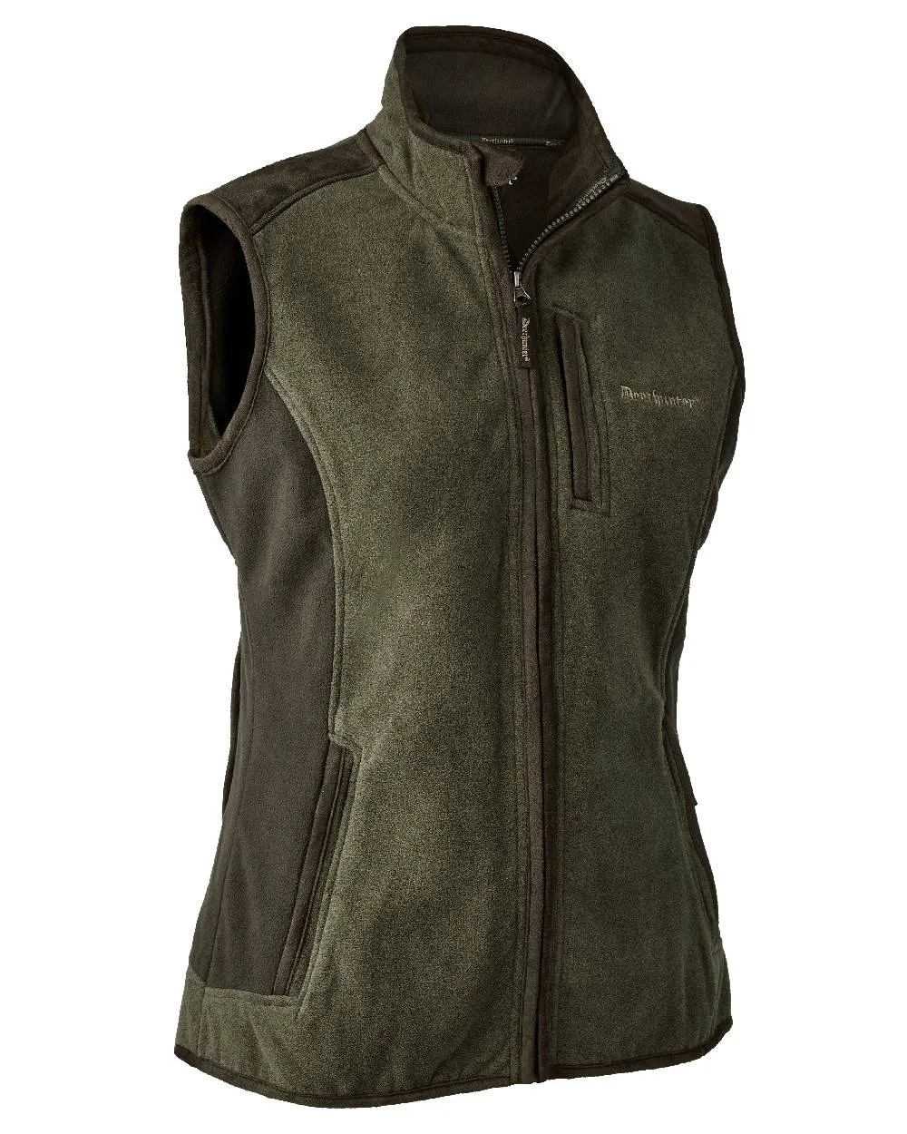 Deerhunter Lady Pam Bonded Fleece Waistcoat safety enhancement Multi Panel Construction