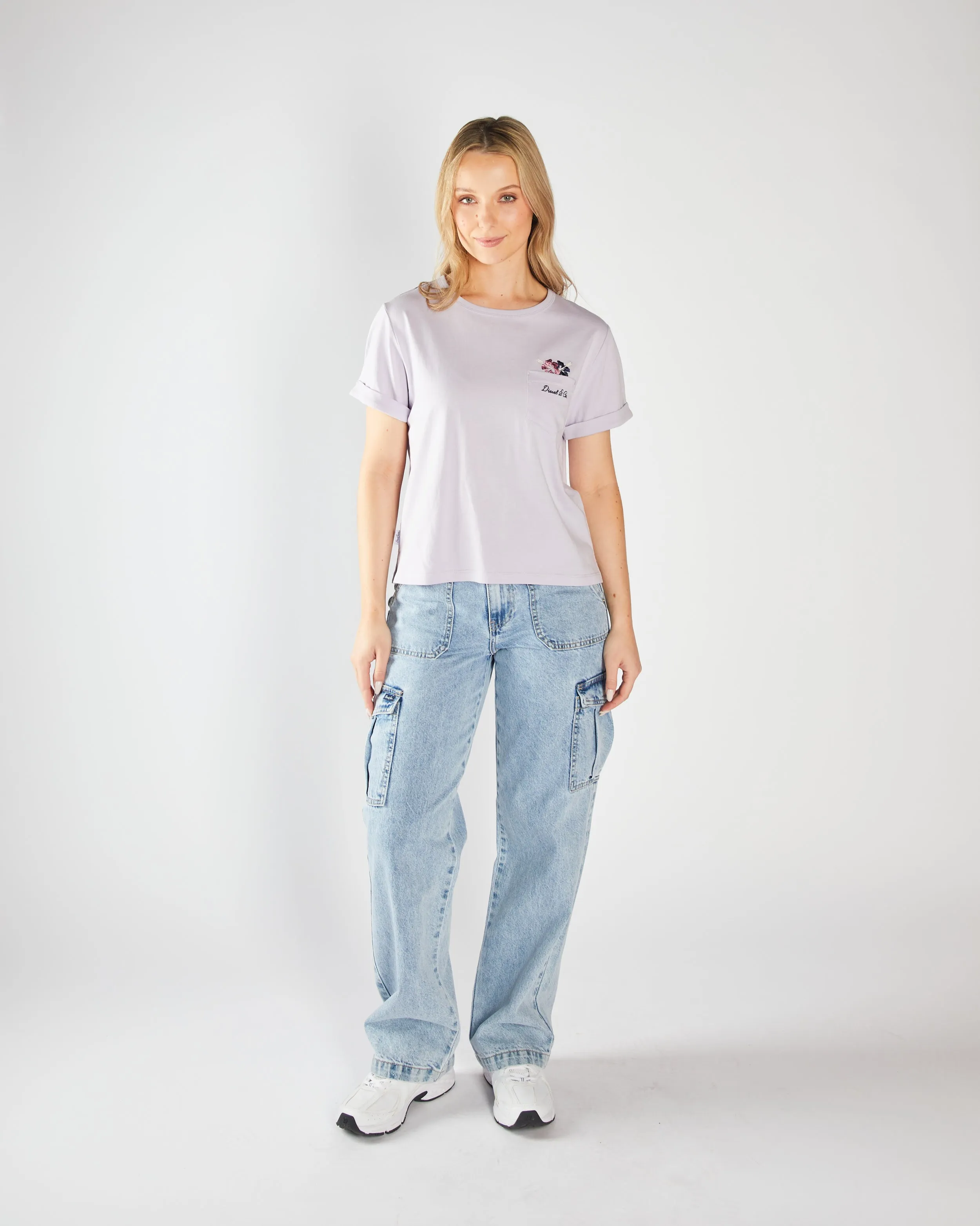 No Fade Technology Freesia Tee Thistle