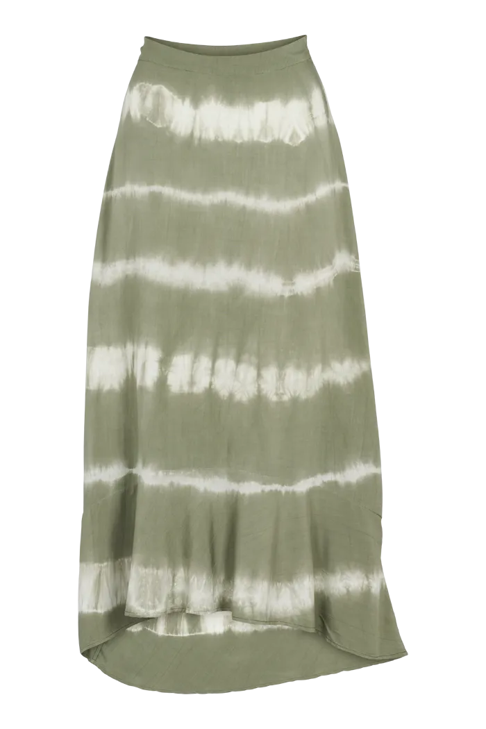 Orchid Skirt - Tie Dye Vetiver Cool Details Bold Mood