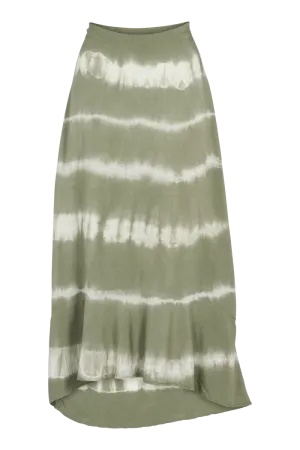 Orchid Skirt - Tie Dye Vetiver Cool Details Bold Mood