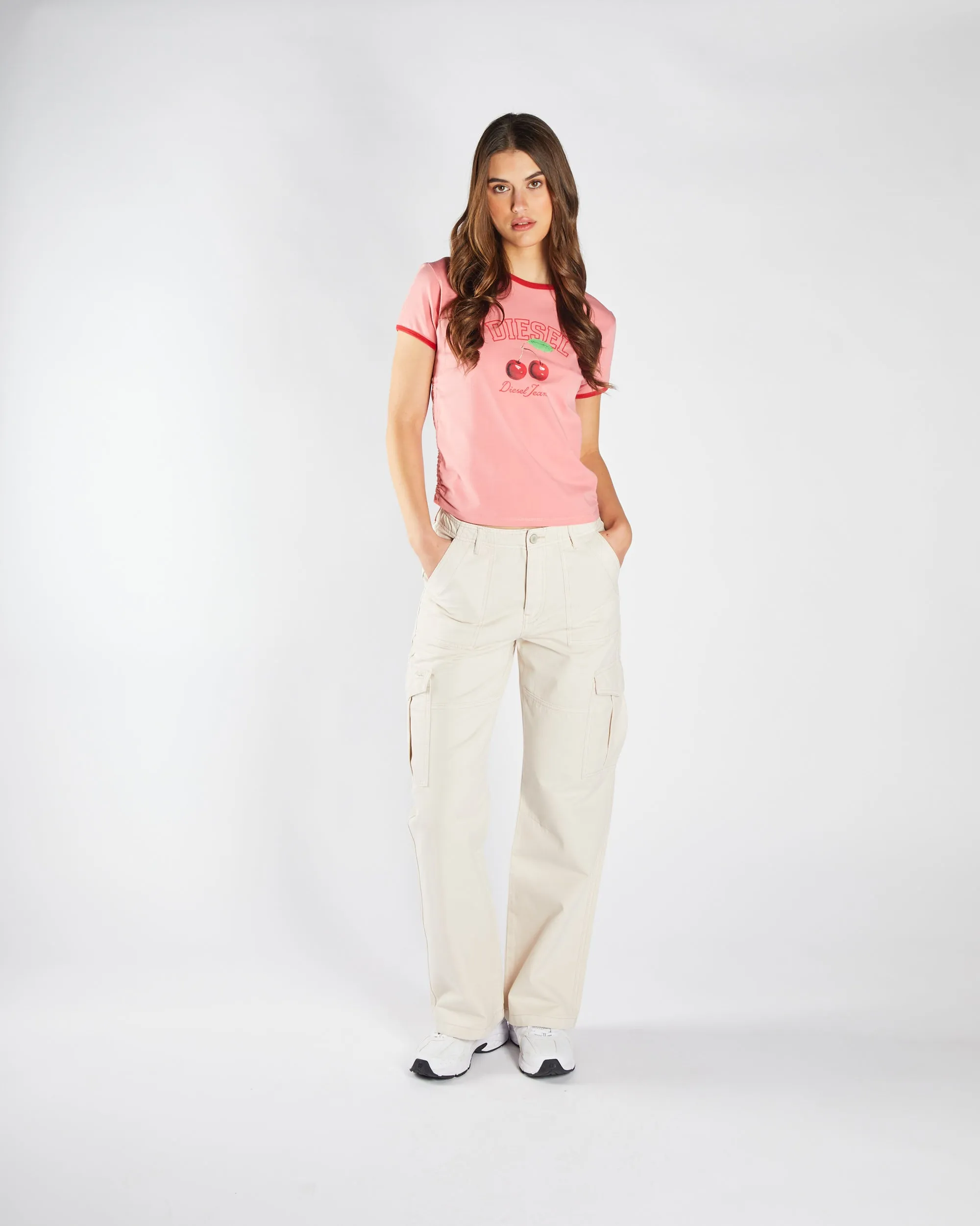 Frostie Tee Pink Punch Linen blend