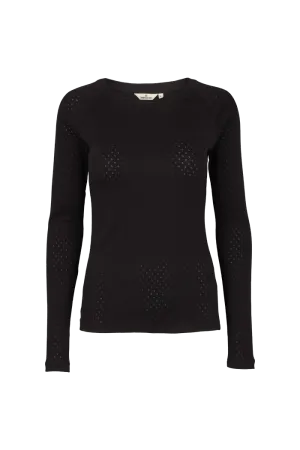athletic style Arense LS Tee - Black