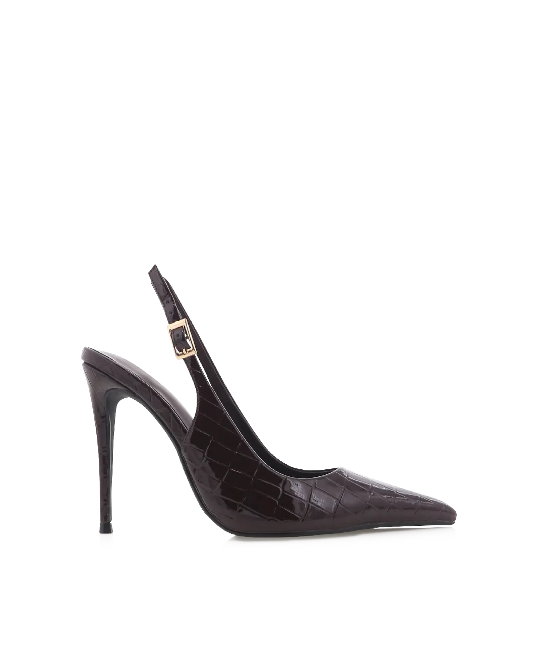 GIOVINA - DARK CACAO PATENT CROC Luxury Vibe
