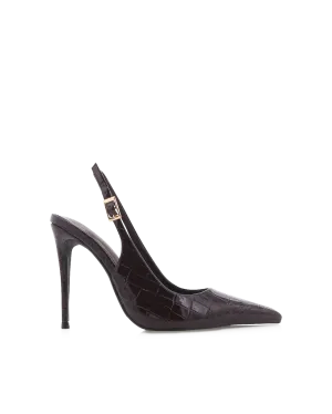 GIOVINA - DARK CACAO PATENT CROC Luxury Vibe