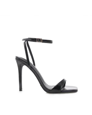 GLAM - BLACK PATENT Designer Stilettos Iconic Piece