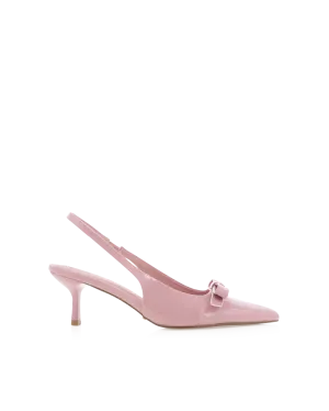 GLENNA - BALLET PINK PATENT Timeless Design Luxury Pumps for Weddings