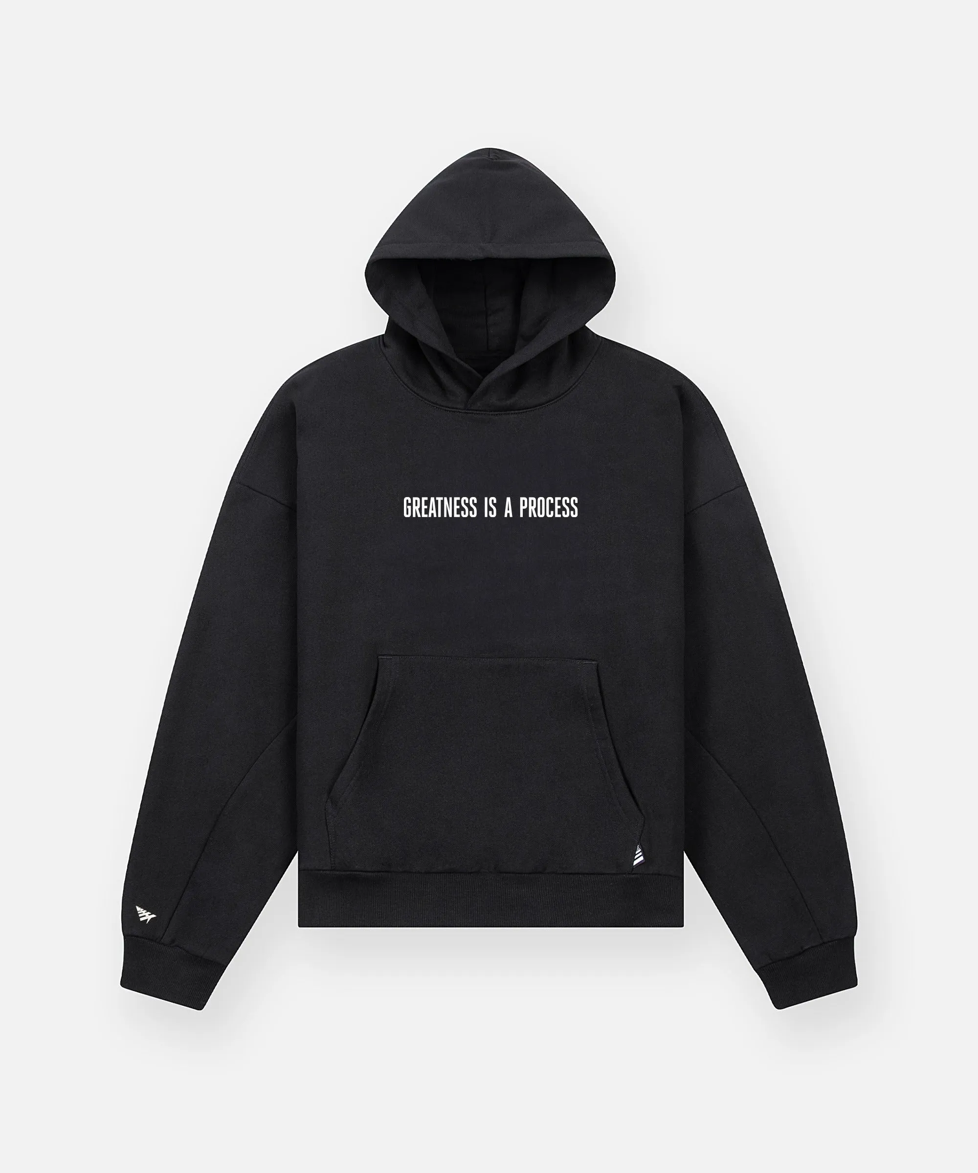 Layered Comfort Greatness Is A Process Heavyweight Hoodie