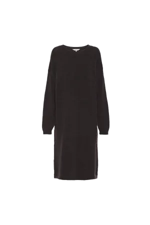 Claudine Long Dress - Chocolate Plum Casual Tones