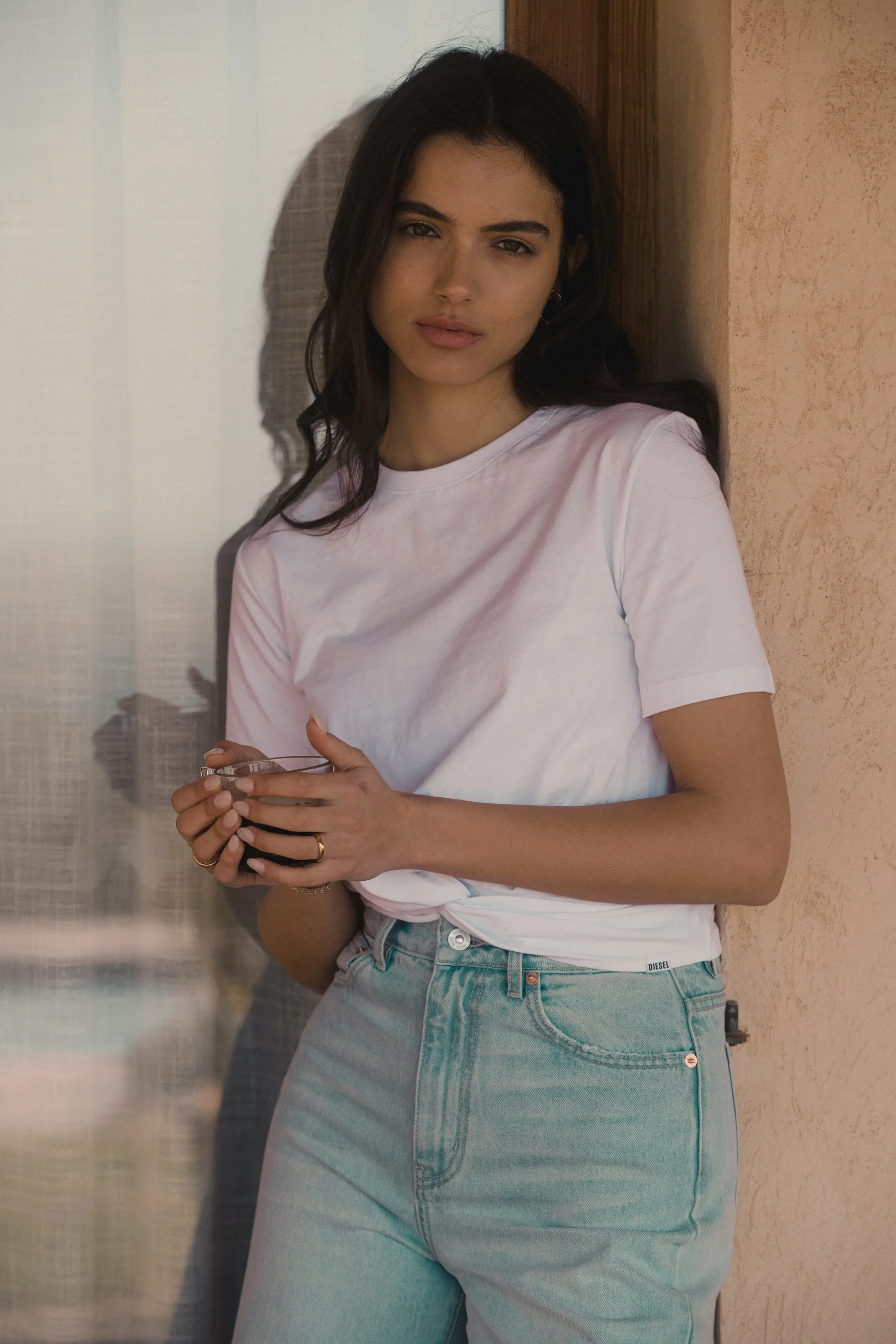 Greer Tee Optic White Oeko Tex Certified Practical Comfort