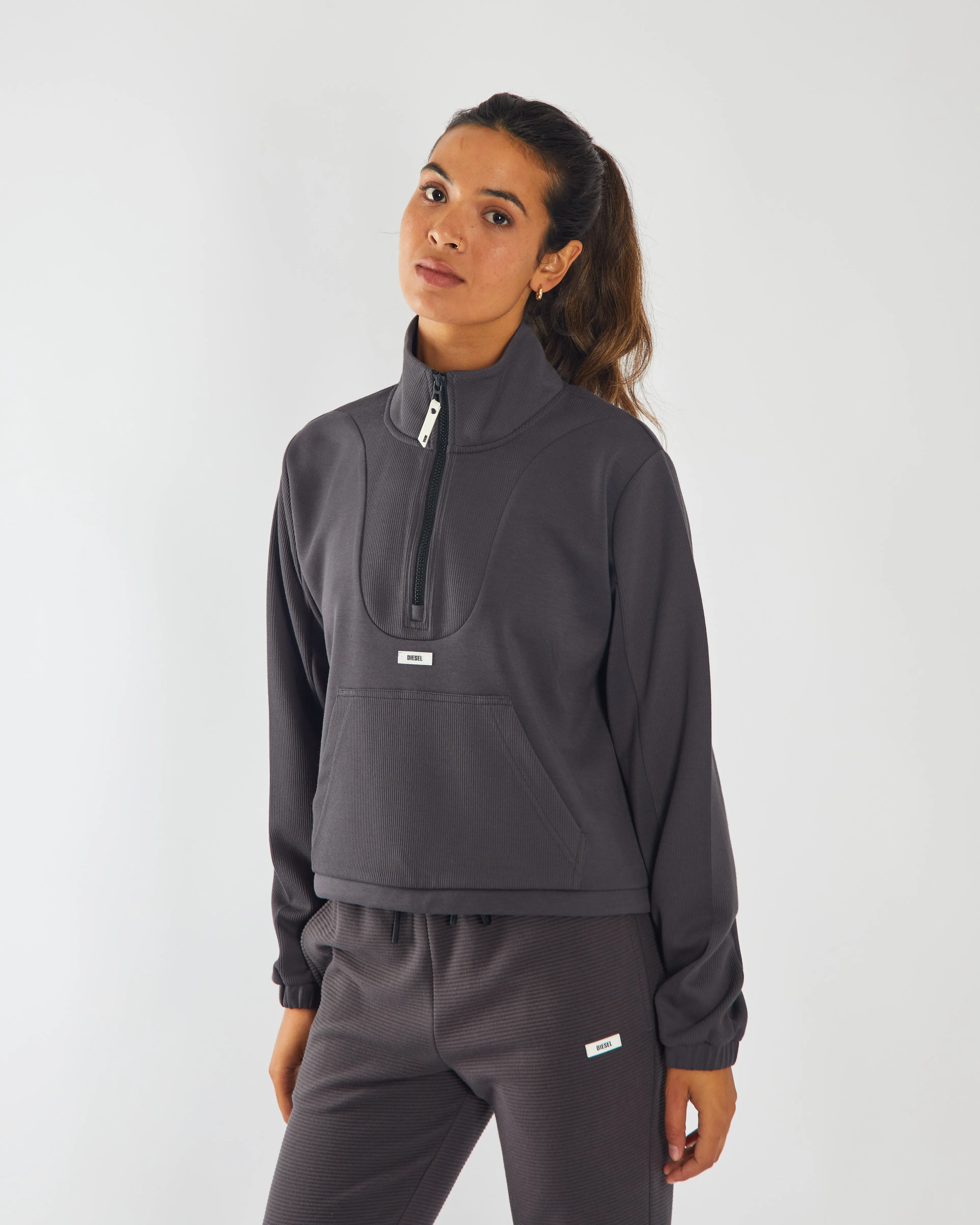 product gift wrapping Functional Features Hana Half Zip Dark Slate